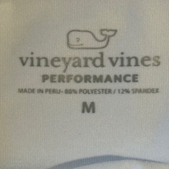 Vineyard Vines Performance Pleated Sport Dress White Blue Stripes Sleeveless M - Picture 11 of 13